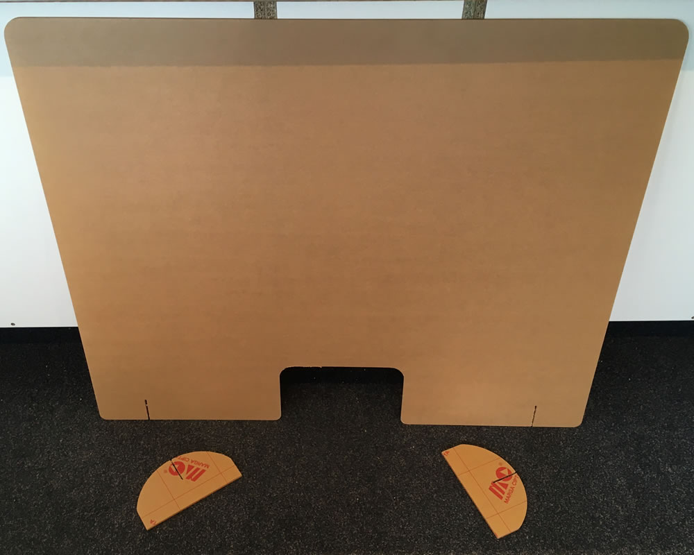 Flat Pack Sneeze Guard Ready to Ship